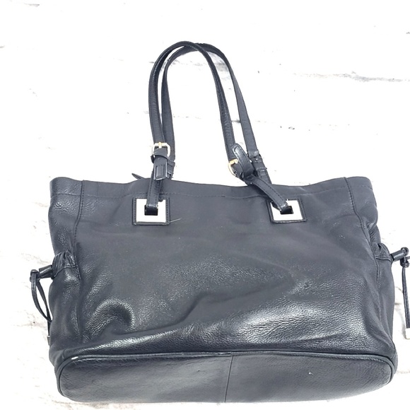 Calvin Klein Handbags - Calvin Klein Black Leather Tote Med/large